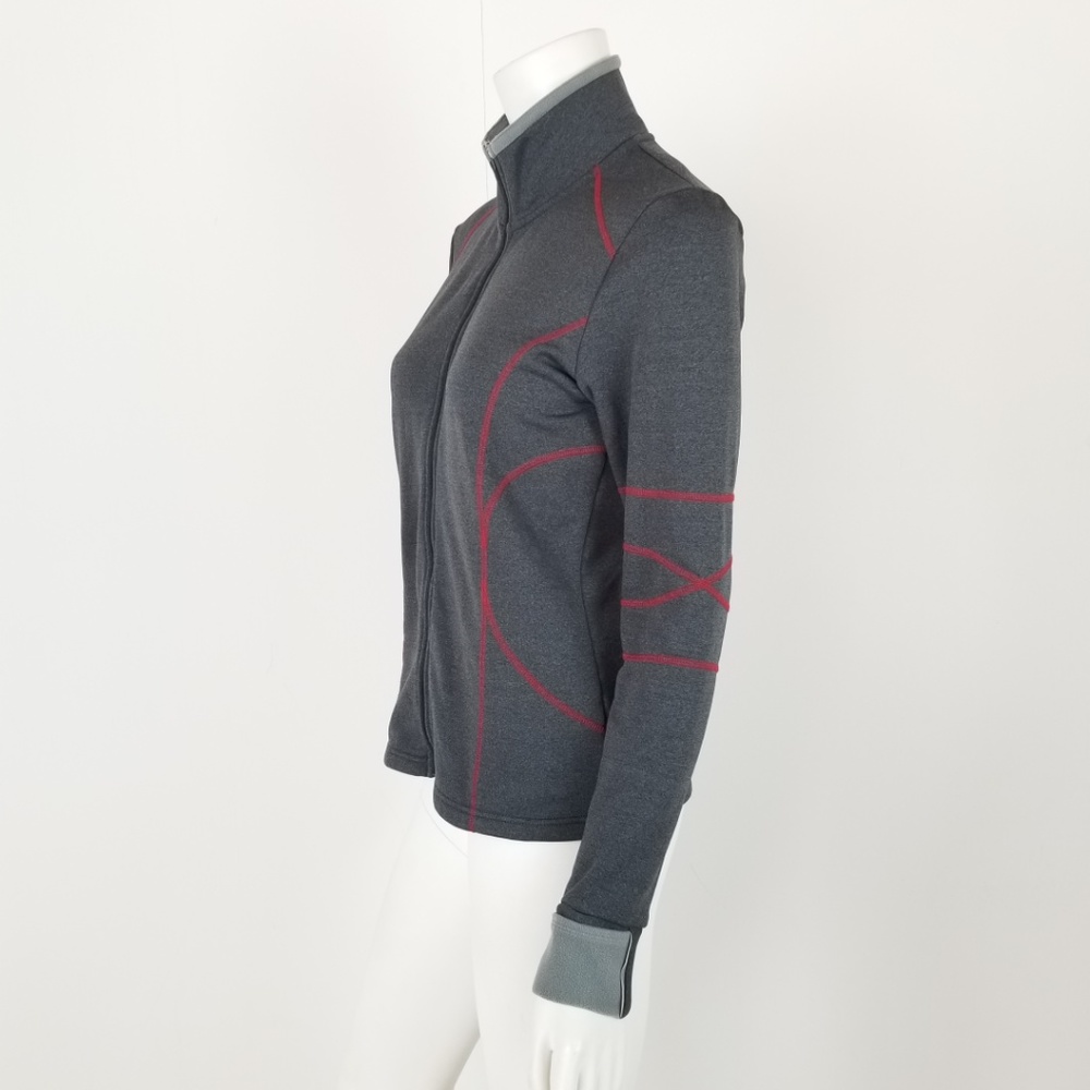 *SOLD* Athleta Gray Zip Up Athletic Jacket Size - Picture 4 of 6